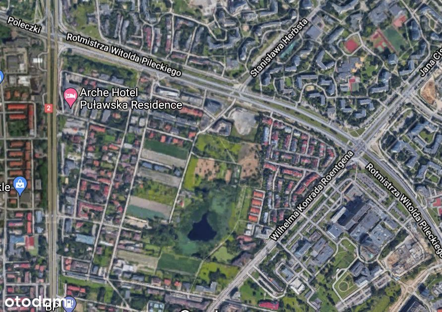 Działka Inwestycyjna Stary Imielin, Ursynów, Obok Jeziorko imielińskie