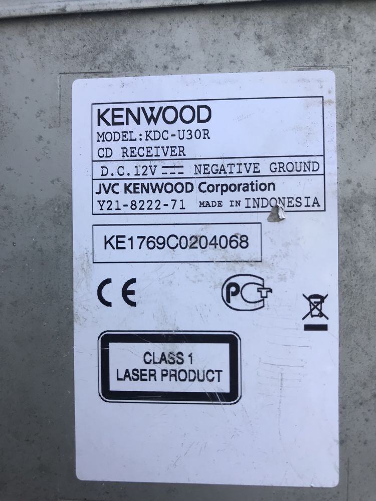 Автомагнитола Kenwood KDC-U30 оригинал Usb Aux