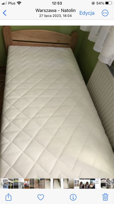 Łózko dzieviece 80x180