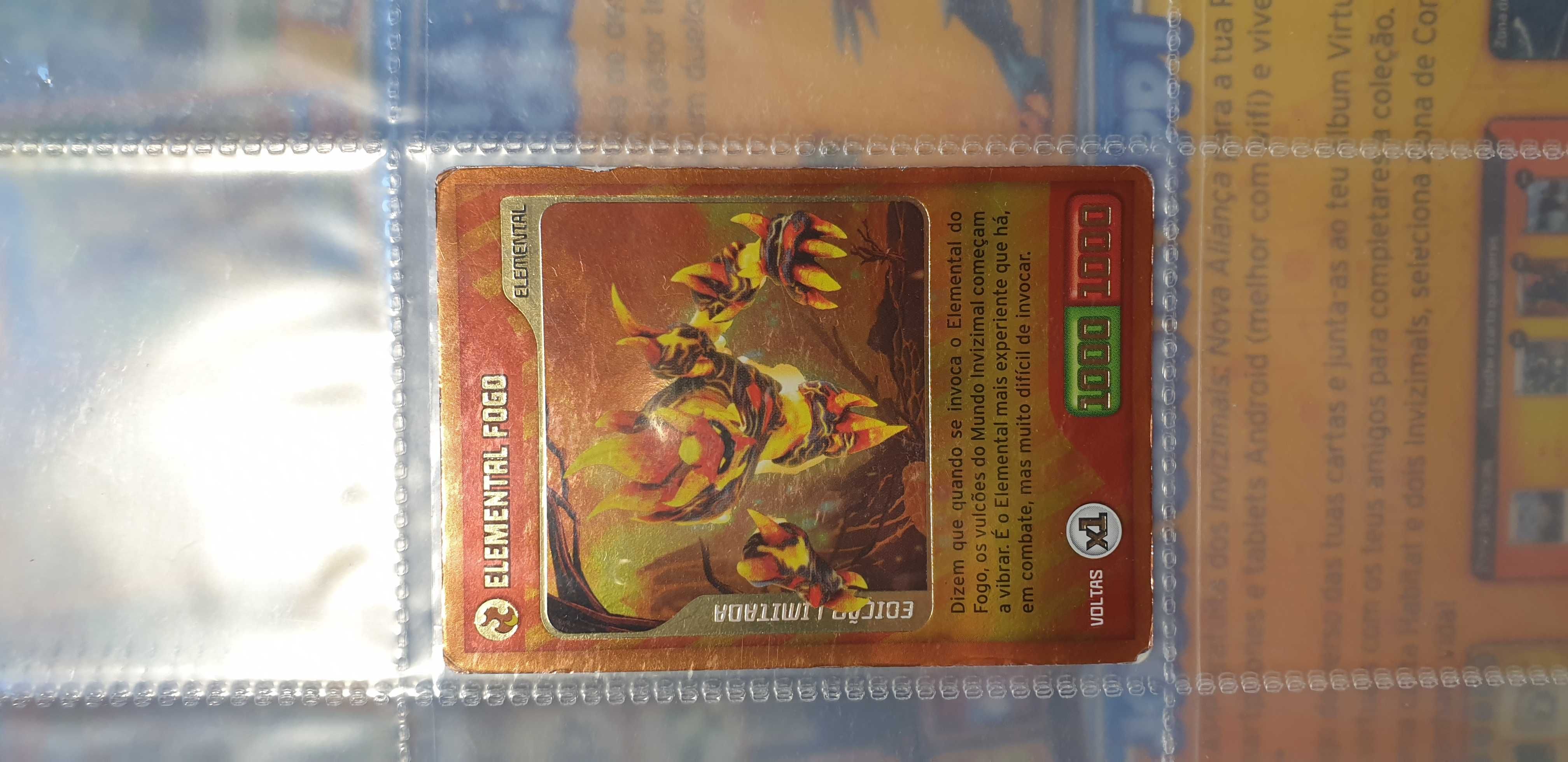 Caderneta completa inviZimals Nova Aliança +6 cartas edição limitada