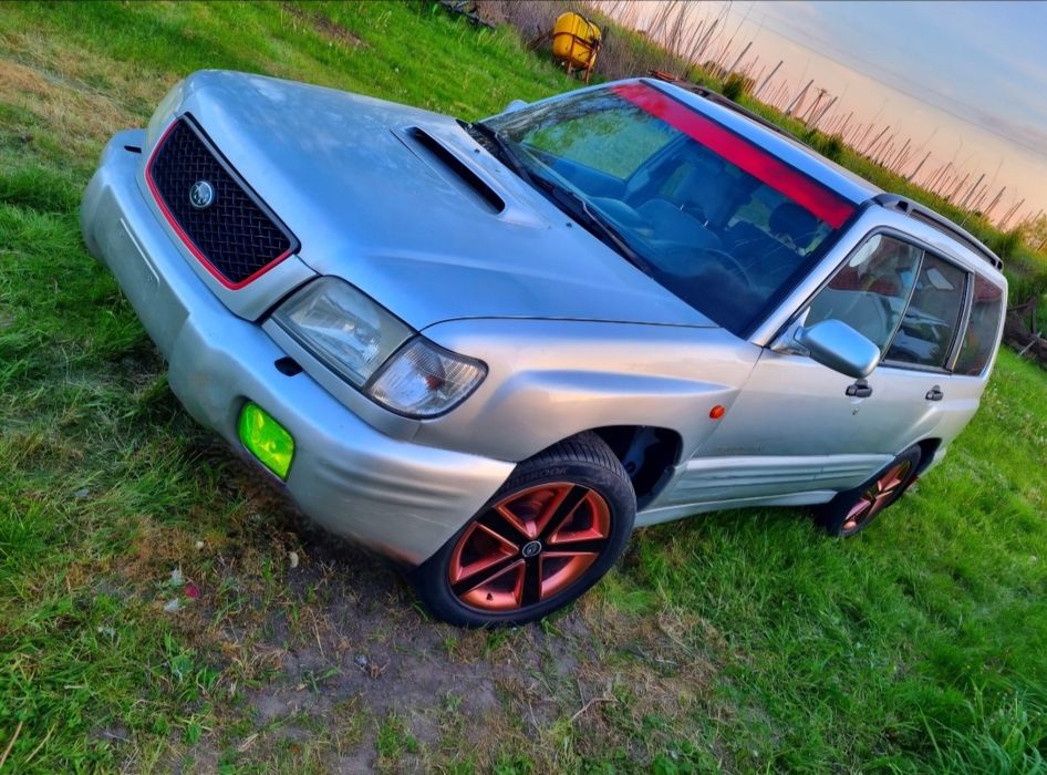 CZĘŚCI Okazja 2x Subaru forester 00 - 02r turbo silnik maska lampy hak