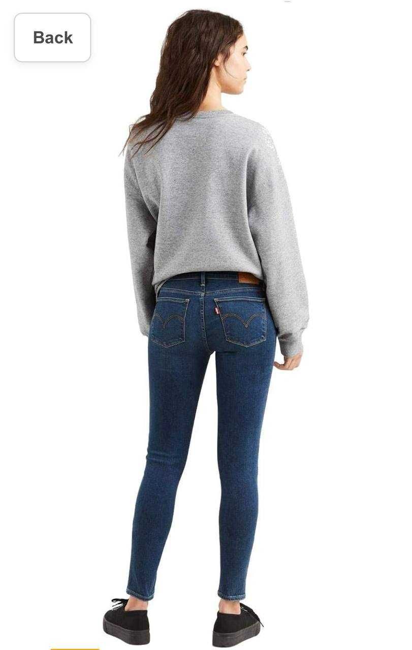 25ХС Жіночі нові джинси Levi’s premium 710 super skinny оригинал скини