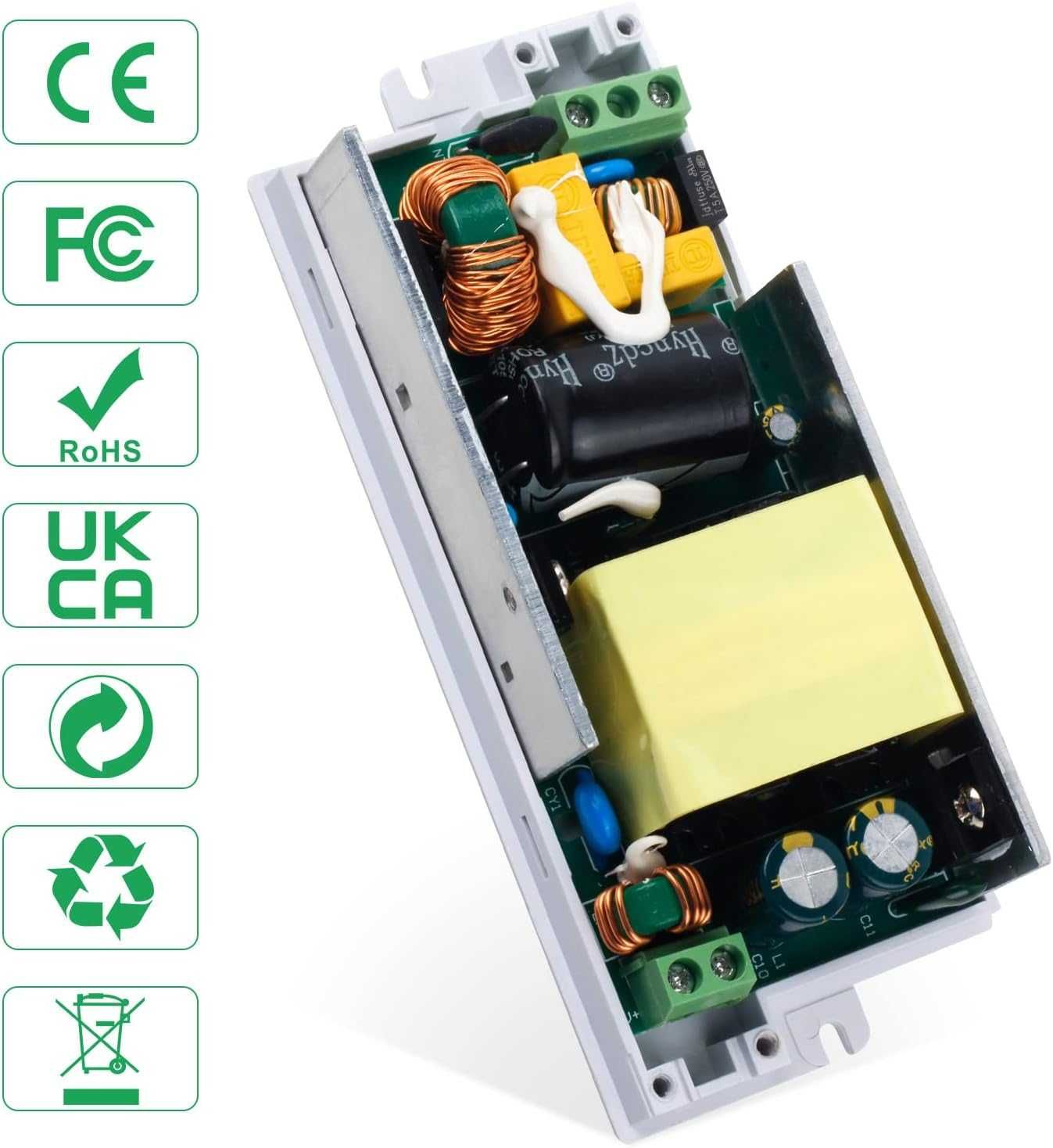 Zasilacz do LED REYLAX 24V 60W 2.5A przetwornik transformator AC DC