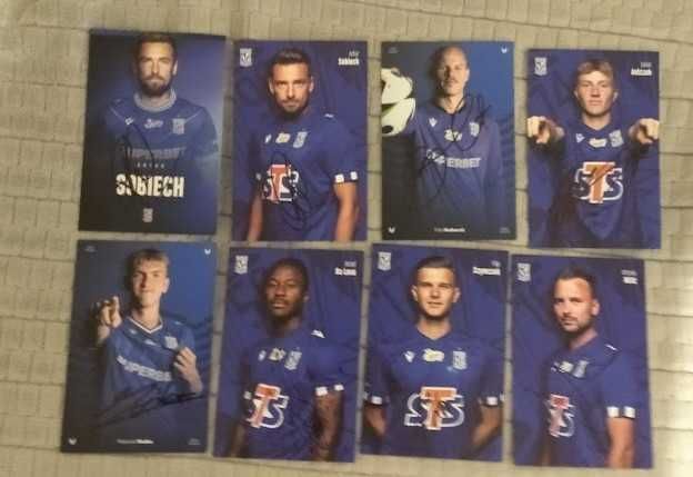 autografy Lech Poznań różne sezony