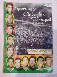 Sporting campeão nacional 1957/58 crónica desportiva