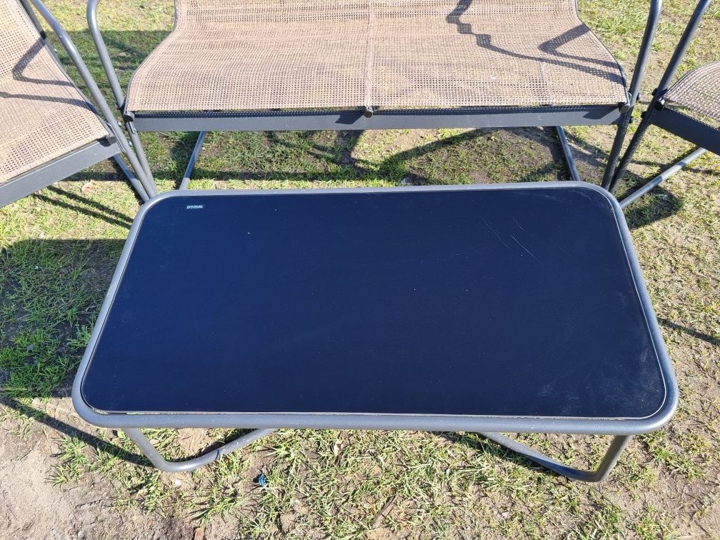 JAK NOWE meble ogrodowe sofa fotele stolik duży zestaw