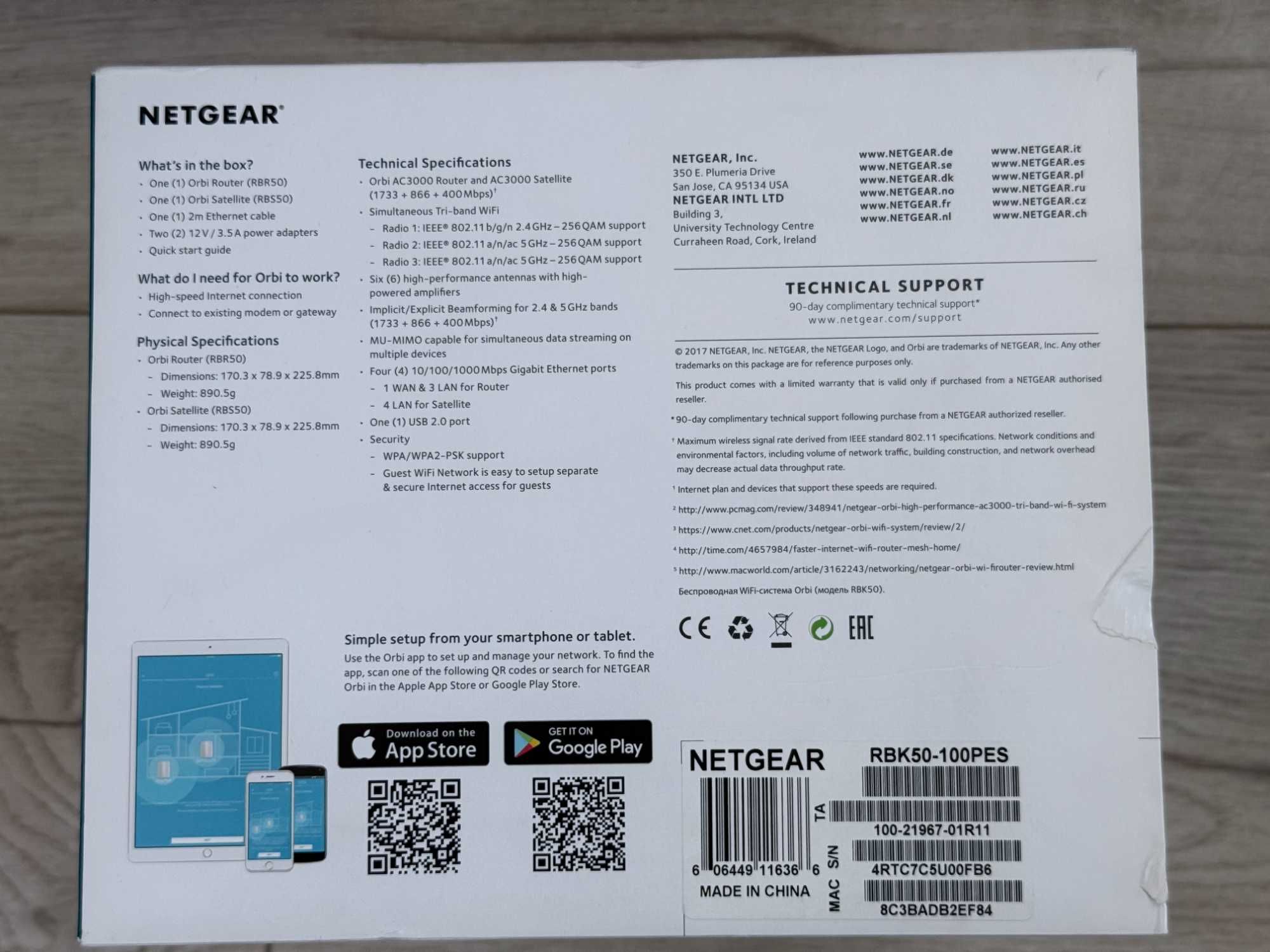 Netgear Orbi Mesh RBK50-100PES, router do domku jednorodzinnego