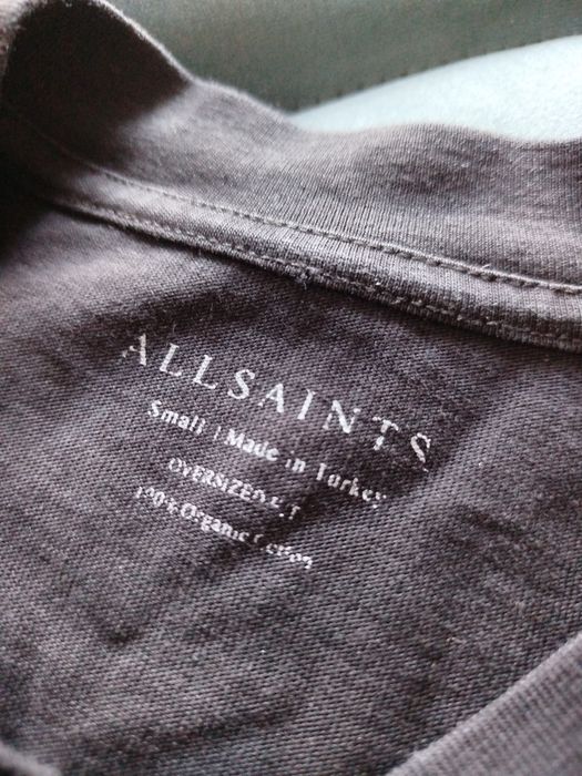 Koszulka czarna męska Allsaints