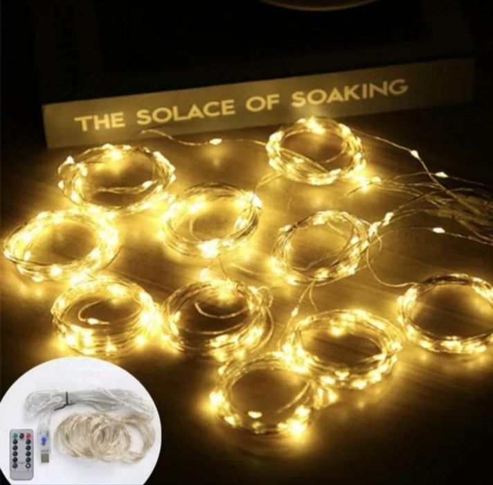 Гірлянда штора роса крапля на вікно 300 led 3*3 м з пультом