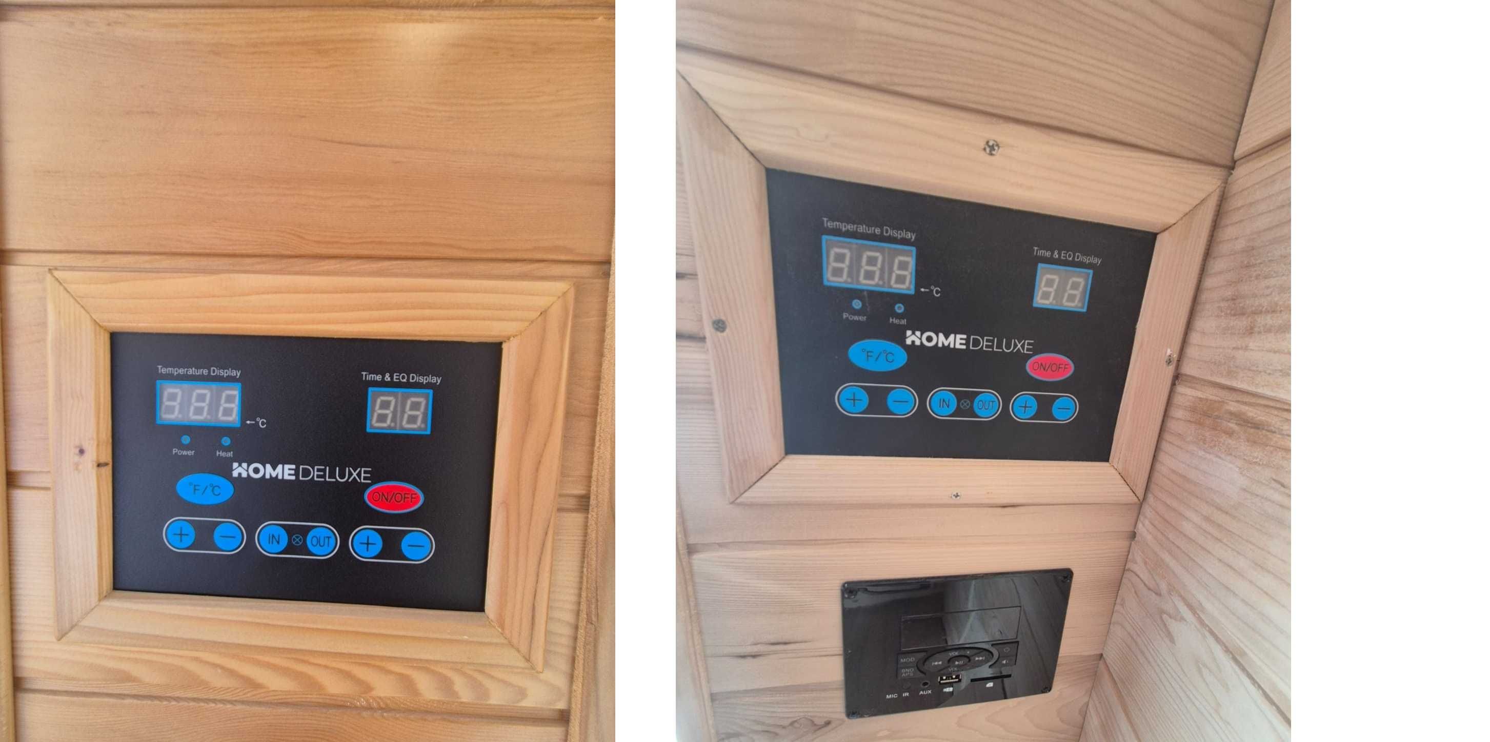 Sauna infrared infrarot infra red radio podczerwień full spectrum led