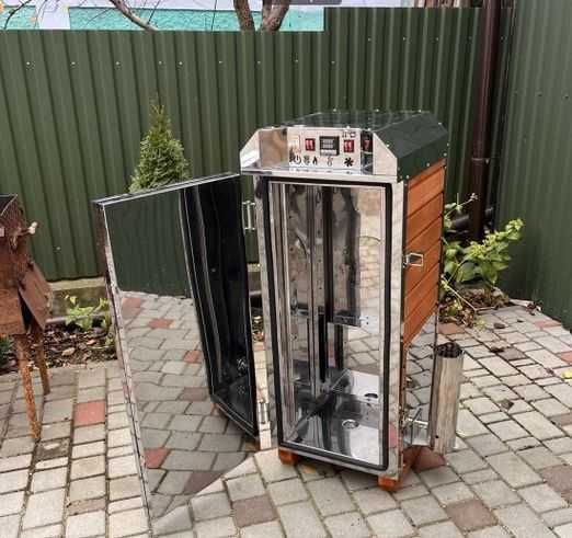 Електрична коптильня 4 в 1холодного гарячого копченя+суш(8/15/25/60кг)