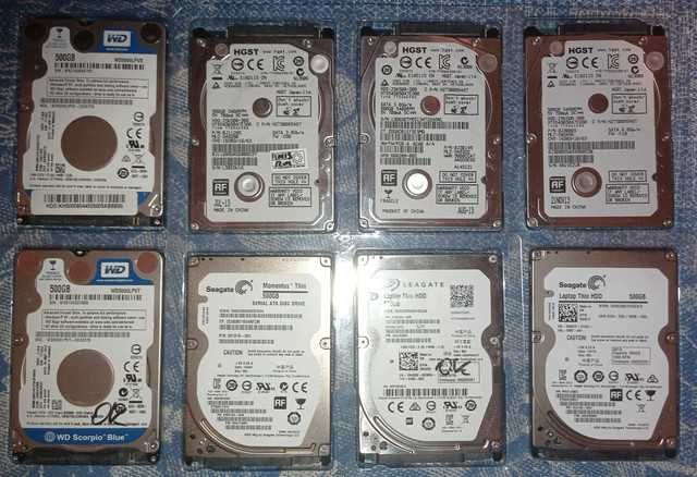 Жорсткі диски 2,5"/ 3,5" 1TB | 500GB | 320GB | 250GB HDD SATA / SAS