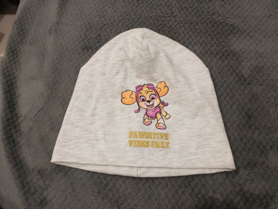 Czapka wiosenna R52   jasna psi patrol