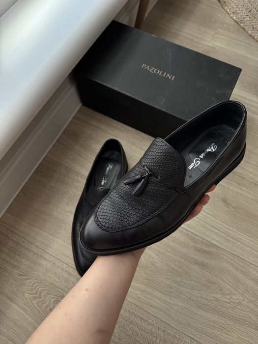 Лофери чоловічі, шкіряні