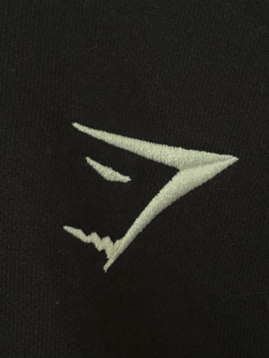 Bluza Gymshark L granatowa hoodie logowana siłownia sportowa