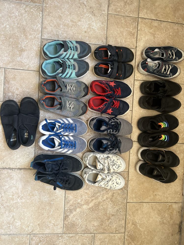 Пакет взуття на хлопчика. Adidas, Nike, Crocs, Superfit, Teva, Clarks