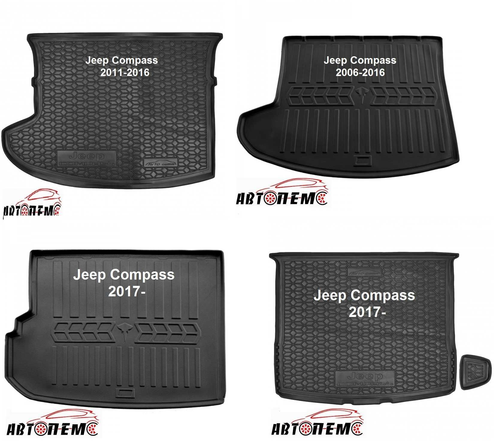 Коврик в багажник Jeep Cherokee Compass Patriot Renegade Wrangler