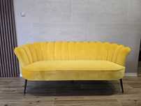 Sofa muszelka żółta