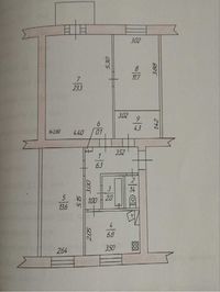 Продам 3 ком. полнометражную квартиру