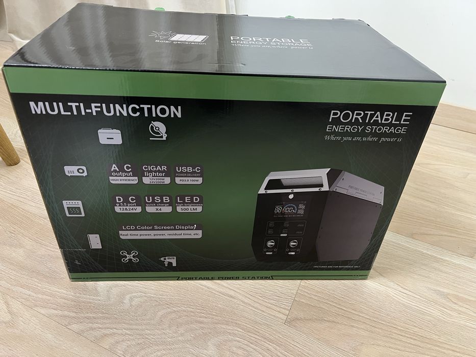 Зарядна станція 2000w, батарея 2048Wh LiFePo4 (Bluetti, ecoflow)