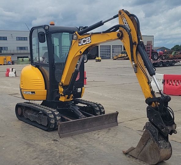 minikoparka JCB 8026 CTS 2020r 1400mth 2.8T