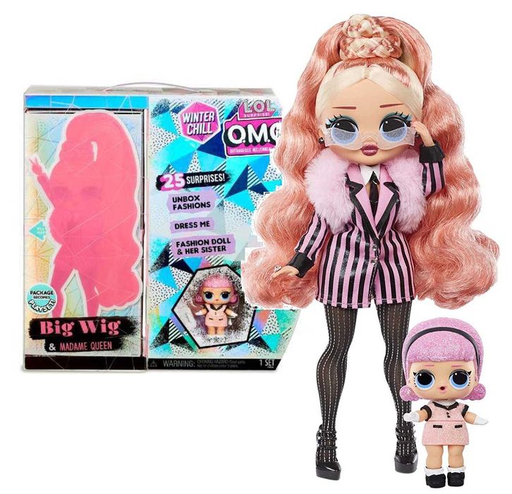 Lalka L.O.L. Surprise O.M.G. Winter CHILL Big Wig & MADAME QUEEN