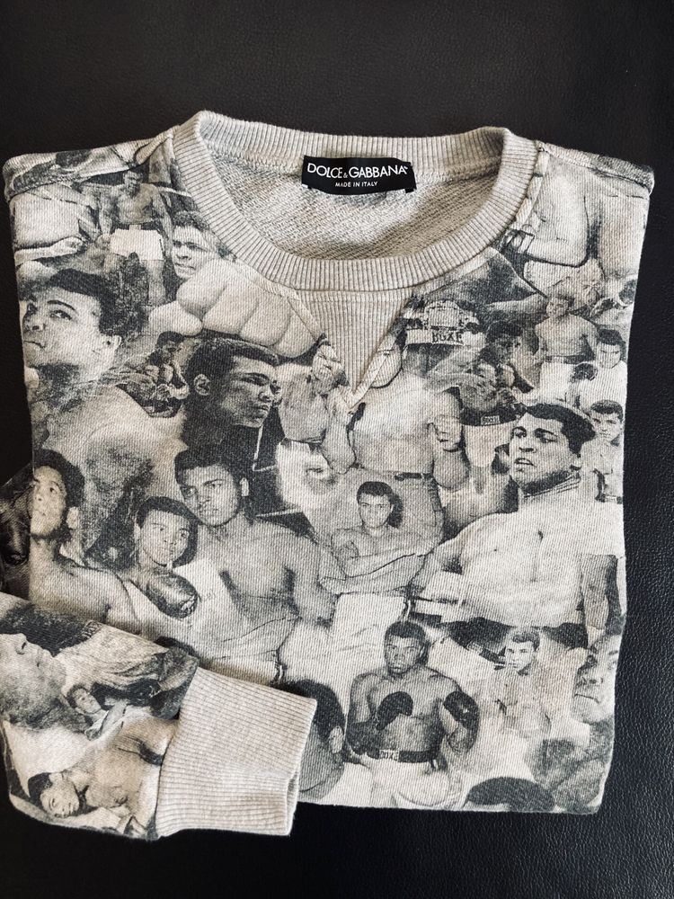 Dolce & Gabbana Muhammad Ali crewneck oryginał unikat