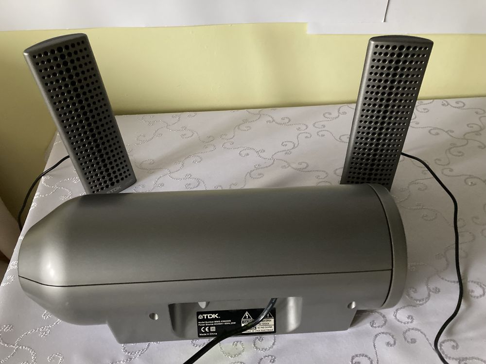Głośniki Komputerowe Kolumny TDK MMS-XS60WB Subwoofer Instrukcja Obsł.