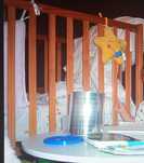Cama de grades Bebê de madeira