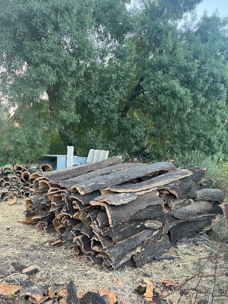 Pilha de cortiça para venda