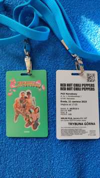 Bilet kolekcjonerski z koncertu Red Hot Chilli Peppers