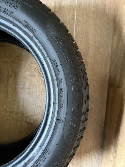Шини зимові Pirelli R16 205/60 2шт- 6мм