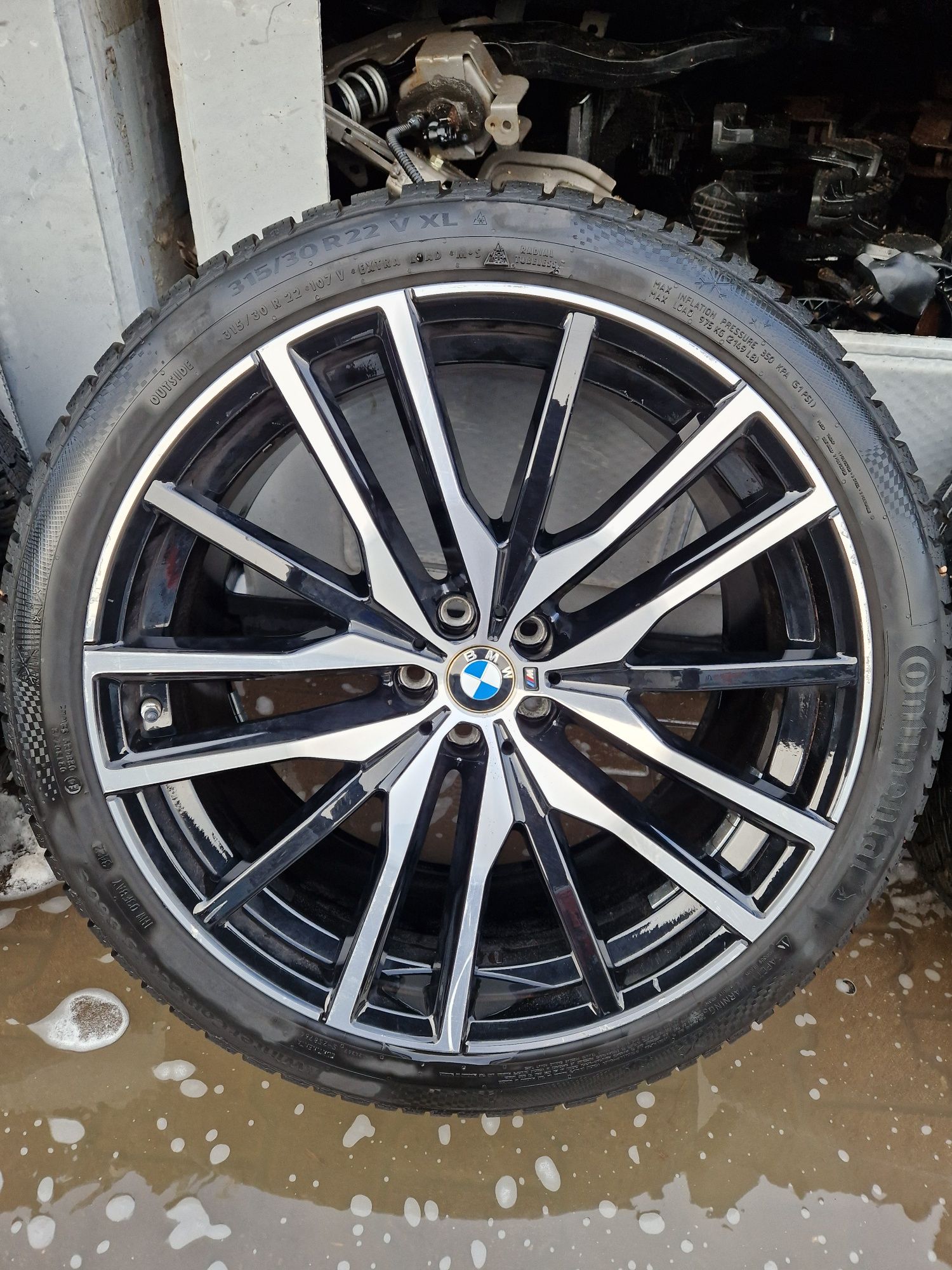 Oryginalne Koła BMW zima X5 X6 G05 G06 M-Power 275/35R22 315/30R22 7mm