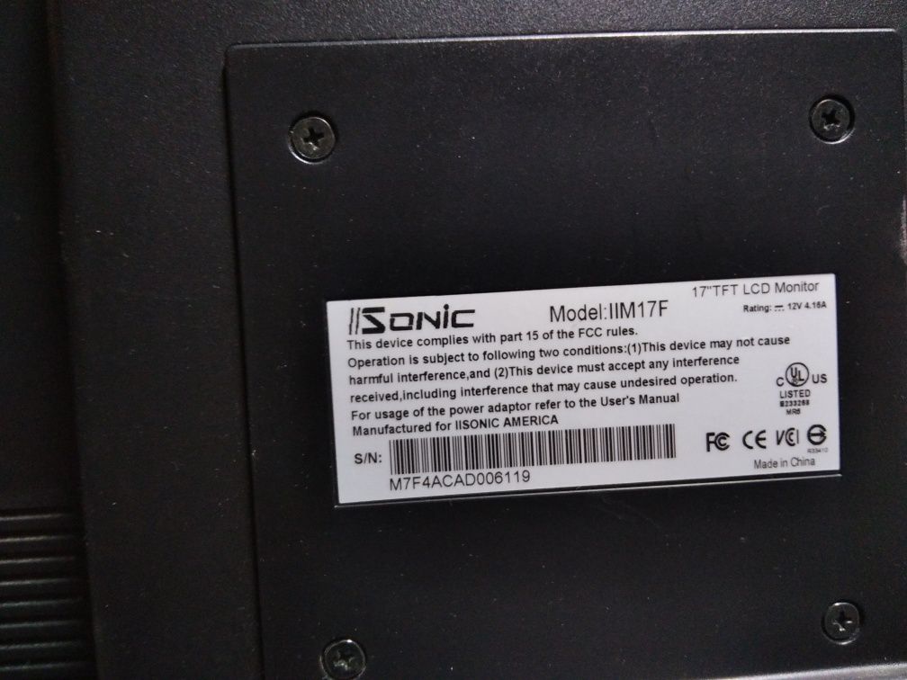 Monitor 17 polegadas