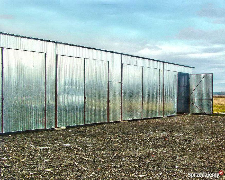 Garaż Blaszany 8x6.5m - Garaże Blaszane , Wiaty , Hale  - GRZYWSTAL