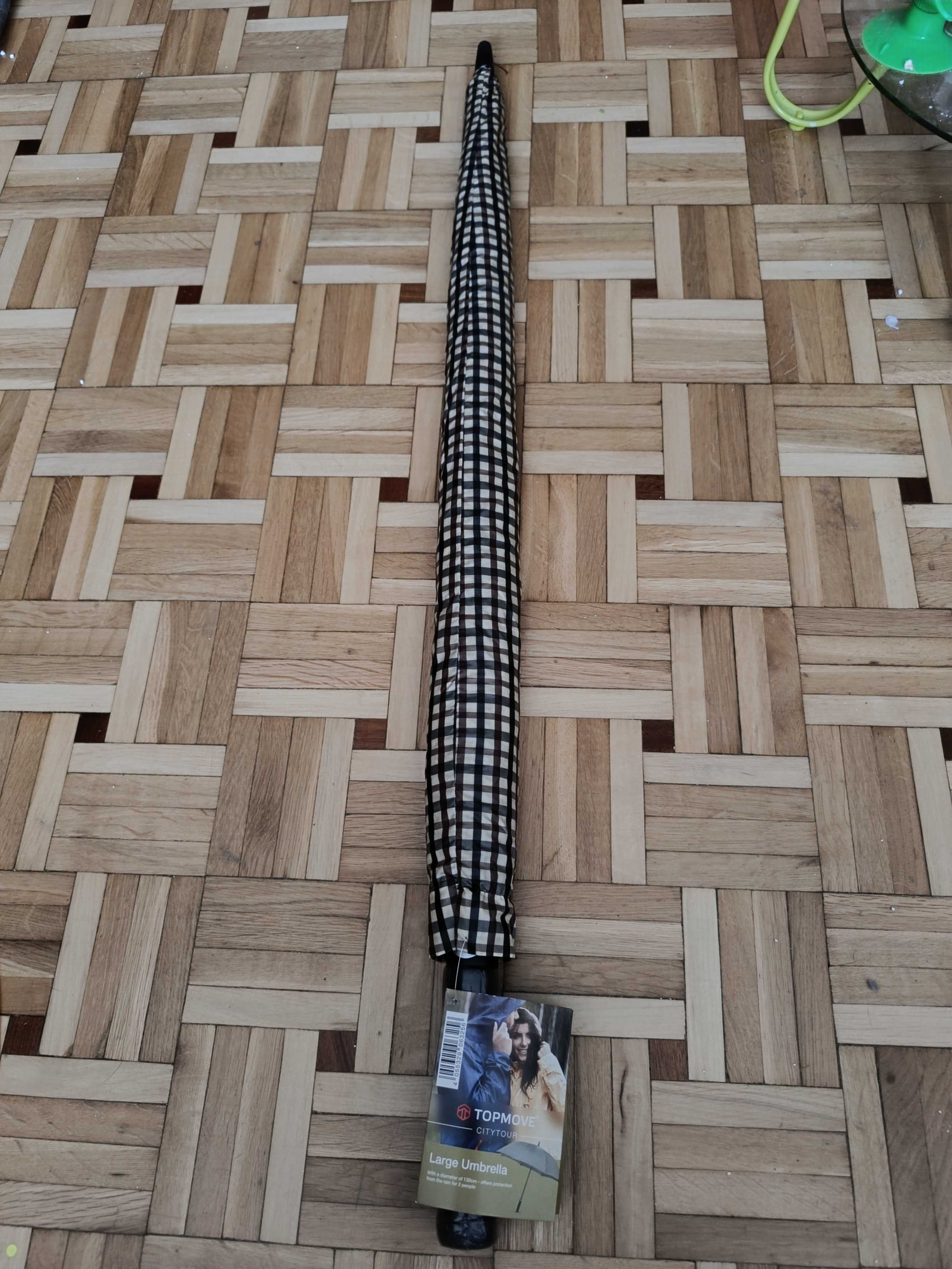 Parasol Dla 2 osób 130cm nowy świetny na plaży i deszcz