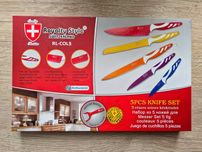 Komplet noży w pudełku Swiss Zurich Z line. 5 szt + obieraczka