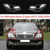 Vidro capa lente farol ótica mercedes classe S W221