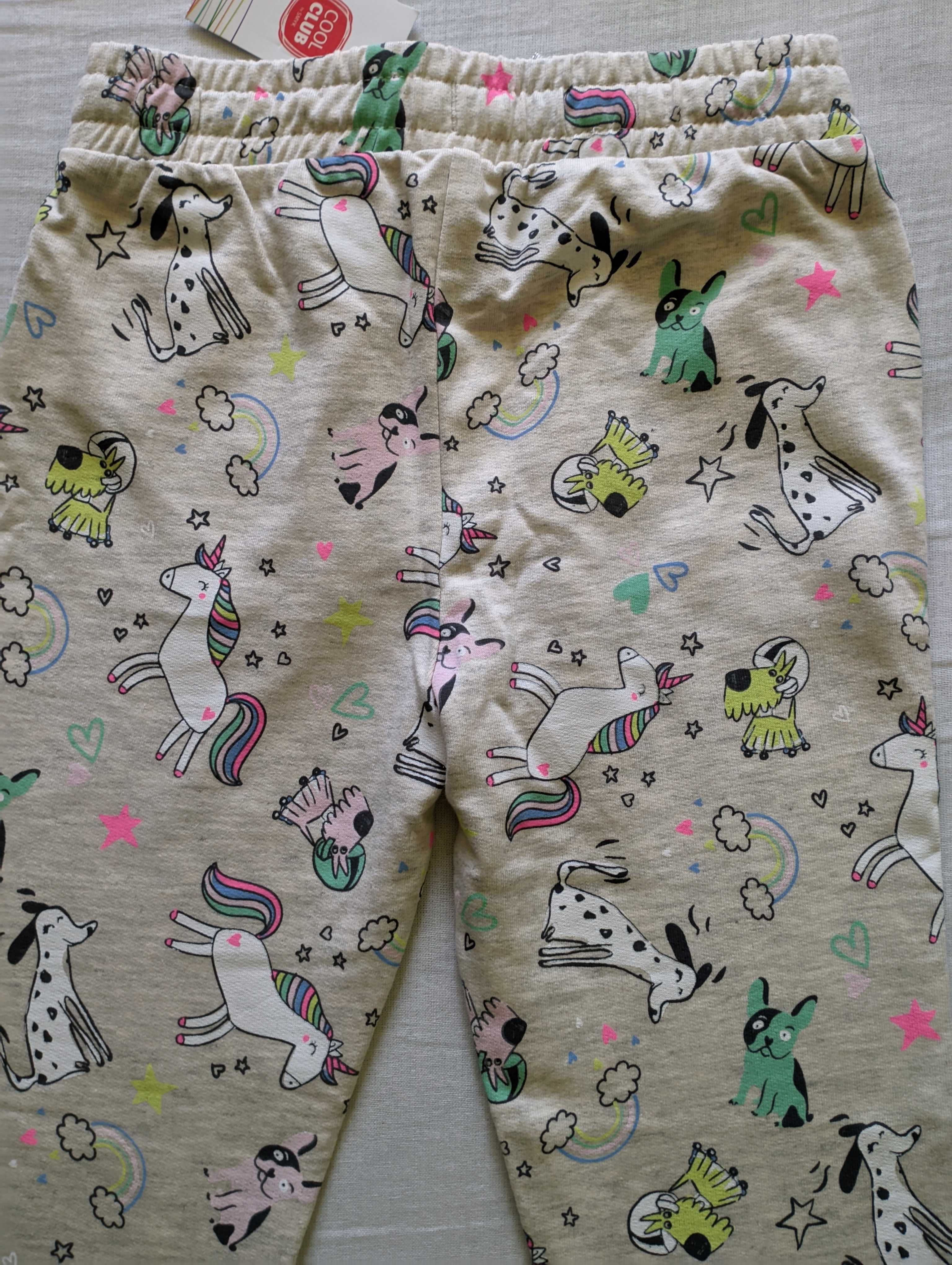 Spodnie dresowe dla dziewczynki Cool Club (sklep Smyk) w rozm. 116