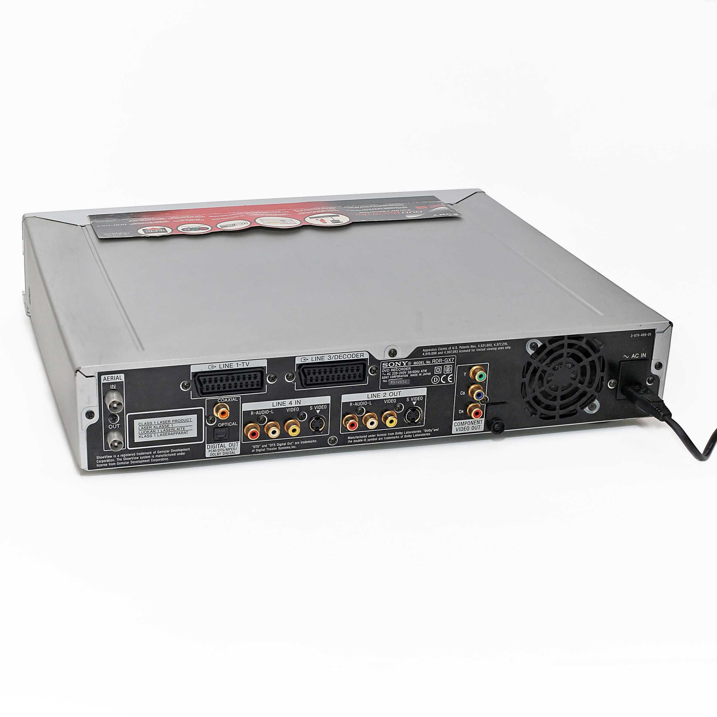 Sony RDR-GX7 DVD Recorder Player +Controlo remoto
