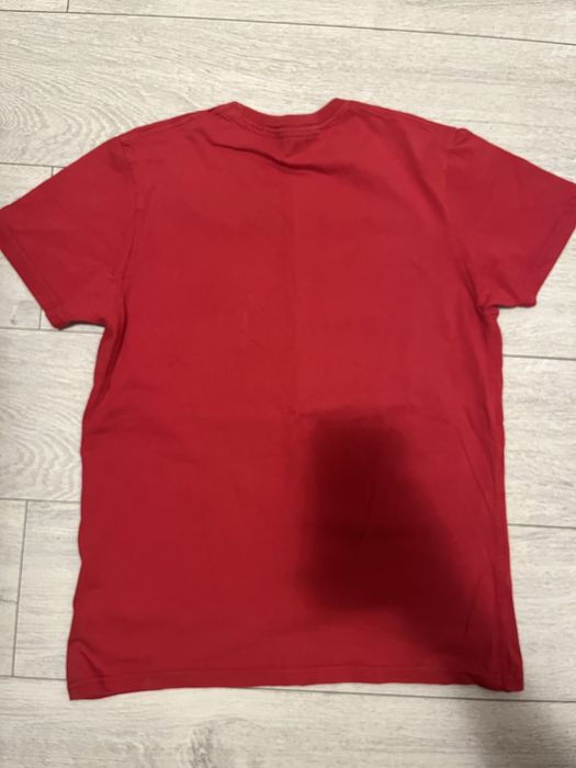 Czerwona koszulka SUPERDRY 100% cotton