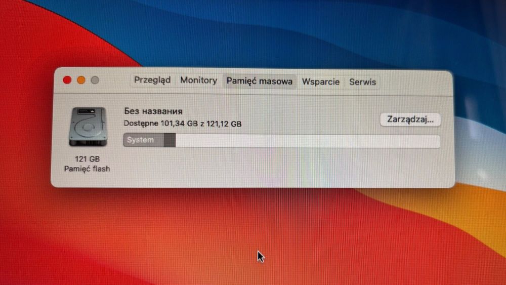 Apple MacBook Air A1466 13,3" 2013r. i5-8GB RAM 128GB SSD