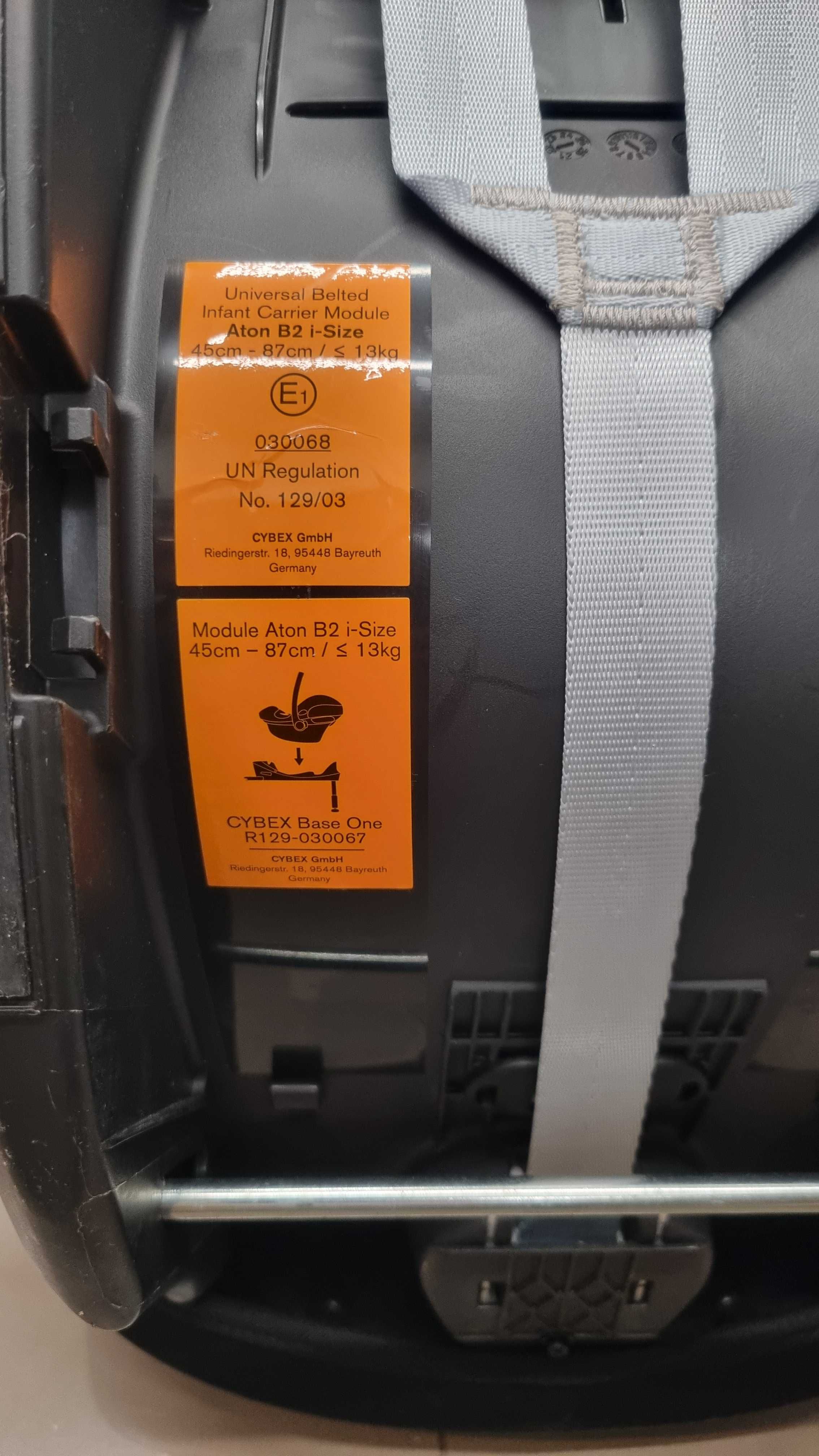 Cybex OVO Cadeira-Auto ATON B2 I-SIZE Volcano Black