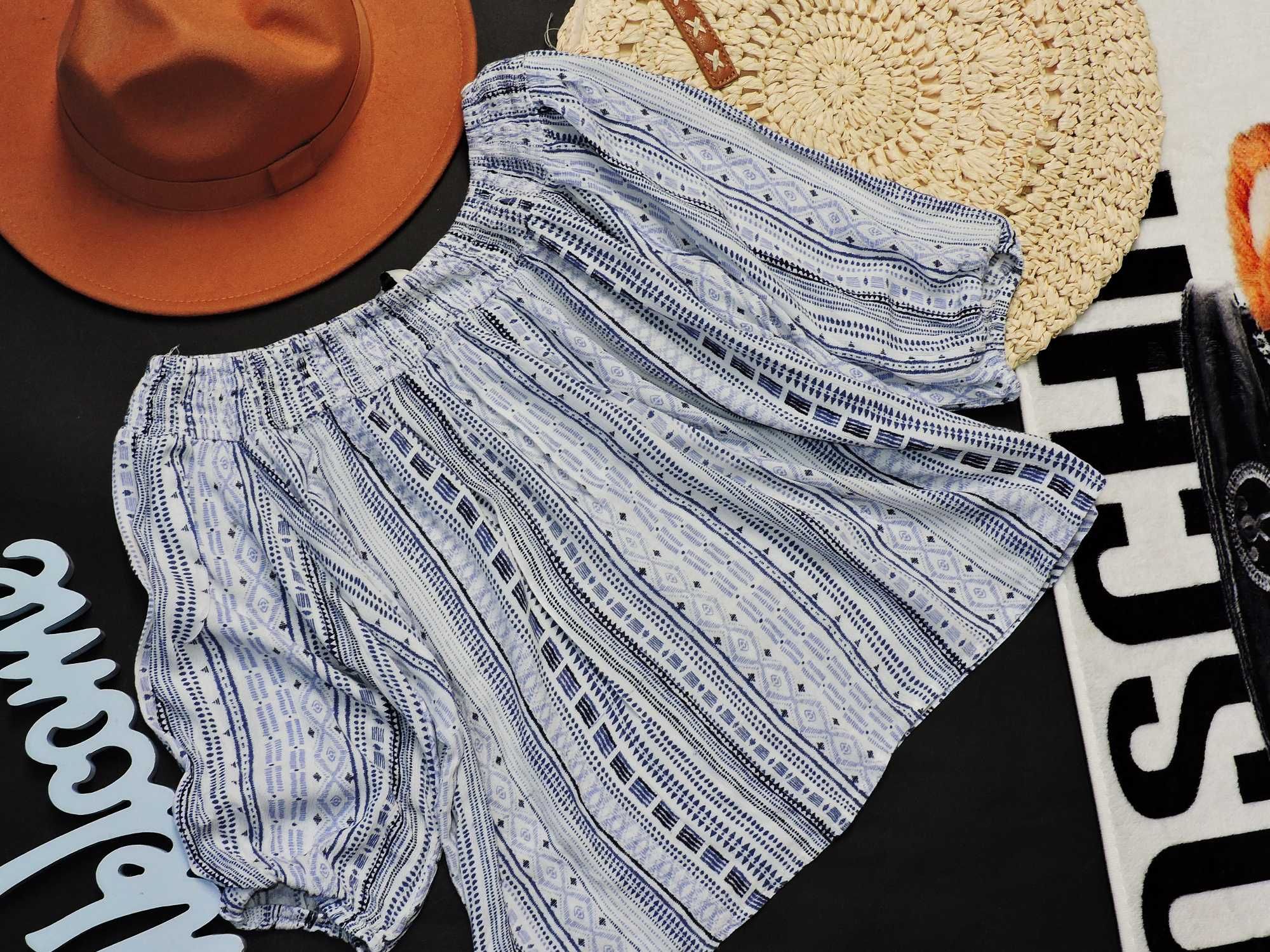 Cubus crop top hiszpanka wzory M