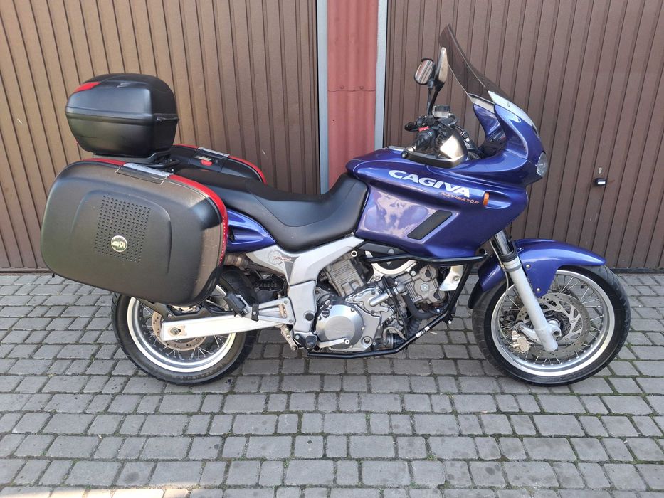Ładna Cagiva Navigator 1000 z Niemiec Kufry, MOTOCYKLE ŻURAWICE