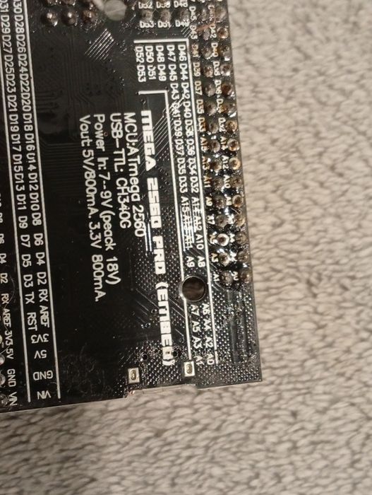 Mega 2560 PRO  CH340G/ATmega2560-16AU