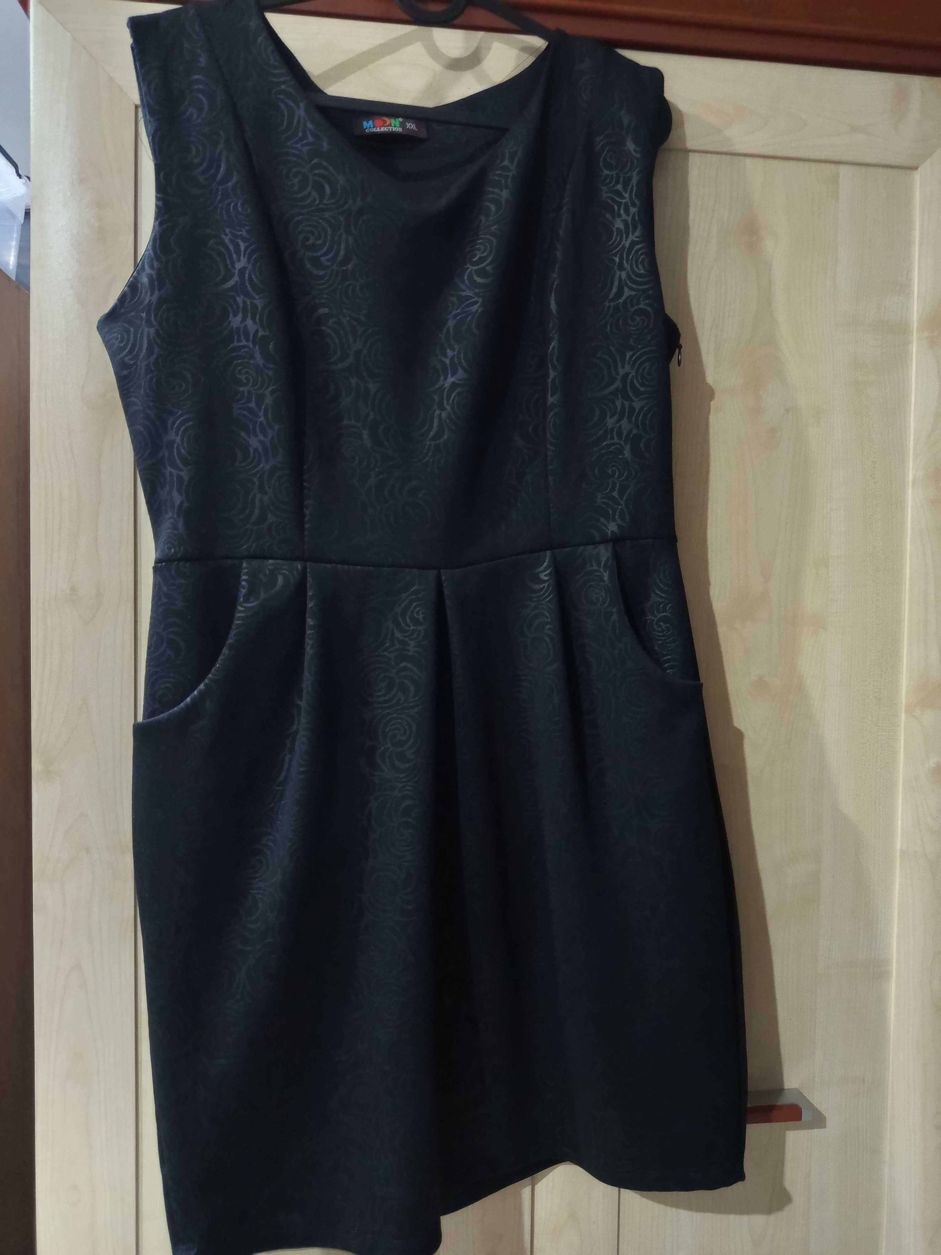 Elegancka Czarna Sukienka