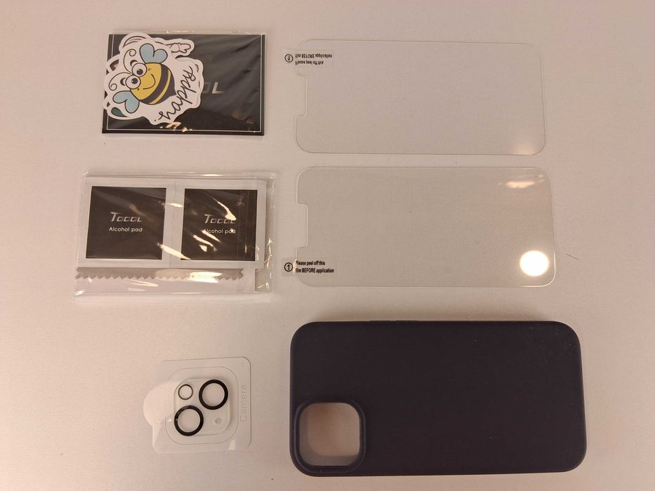 Y147 Zestaw Ochronny Tokol iPhone 13 Etui Szkło Hartowane Ochrona