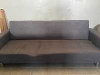 Sofa/cama cizento