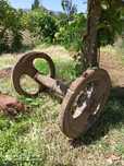 Rodeiro de Carro de Bois Antigo